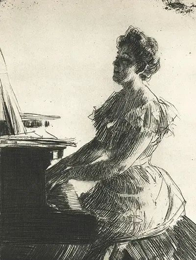 At the Piano Anders Zorn